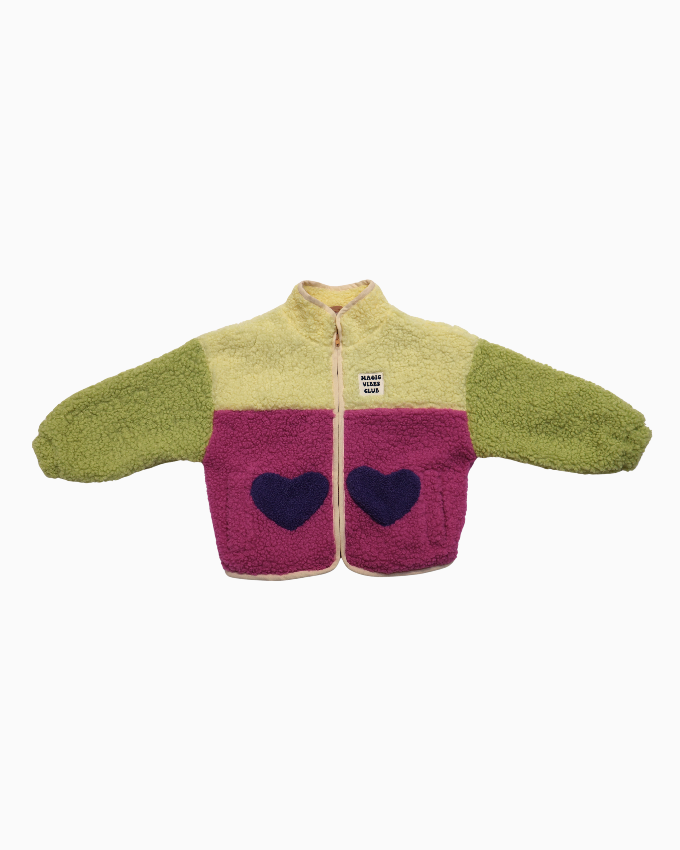 Ella and Rapha | little teddy Funky Hearts jacket | Multicolor