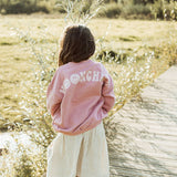 Ella and rapha | Sweater Moonchild | Sweet rose