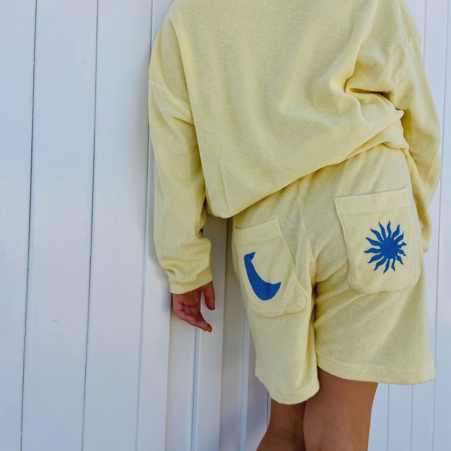 Ella and rapha| Terry short - butter yellow