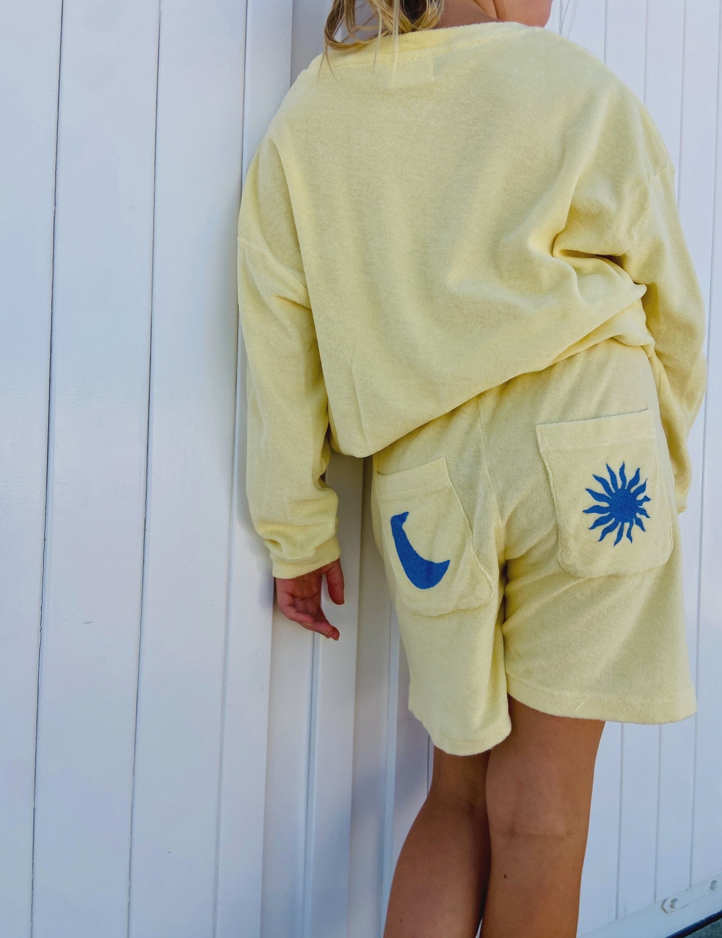 Ella and rapha| Terry short - butter yellow