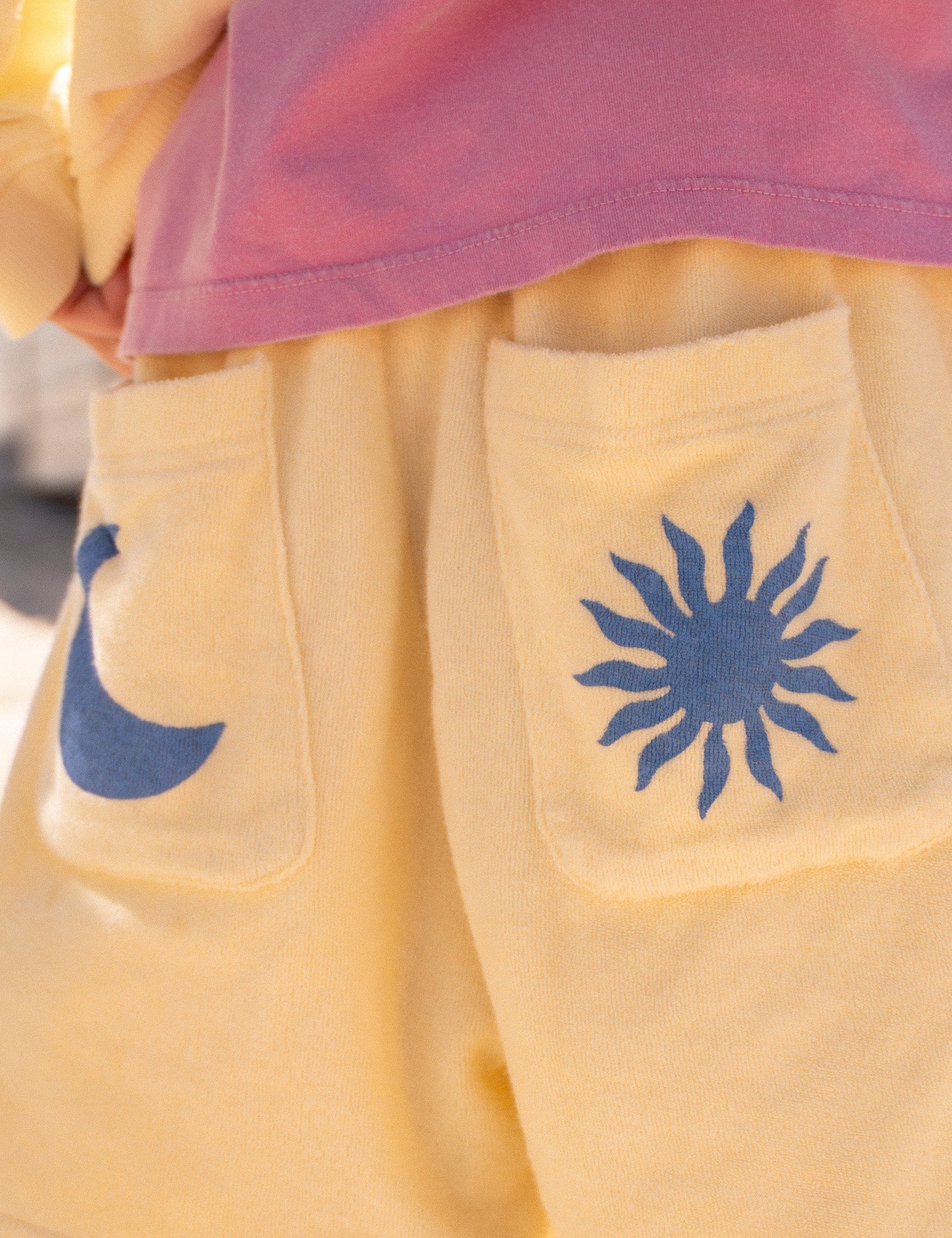 Ella and rapha| Terry short - butter yellow