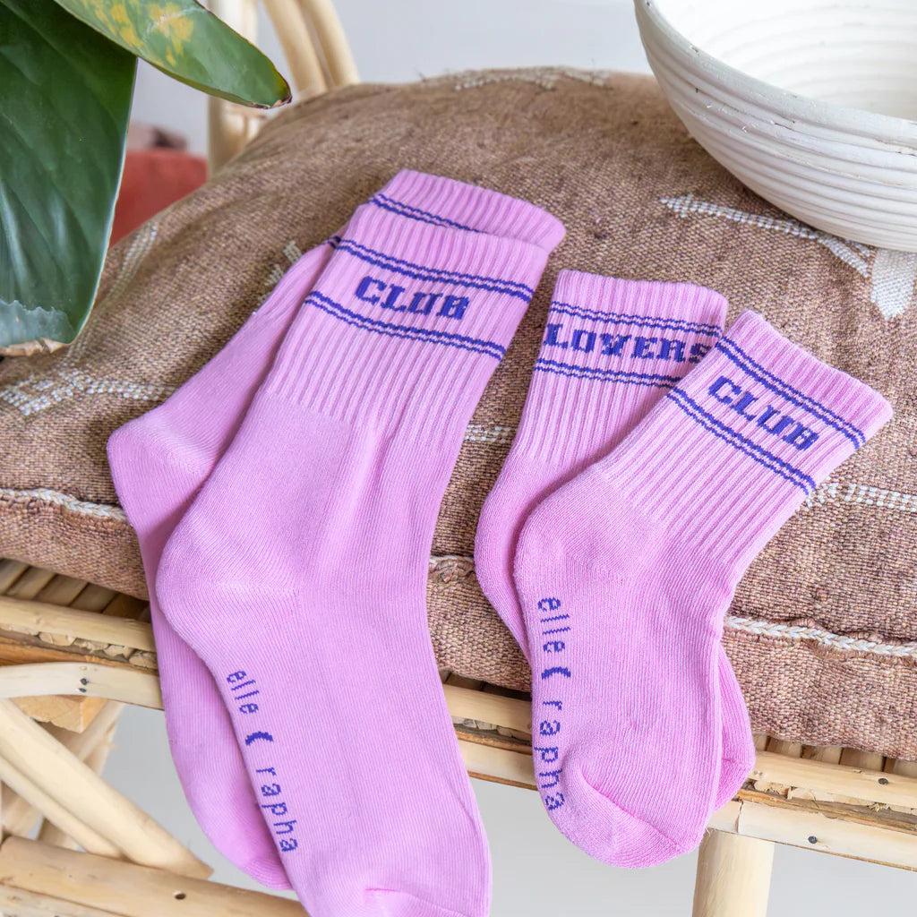 Elle and rapha | Lovers club Socks | Pink