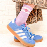 Elle and rapha | Seashell Socks | Lila