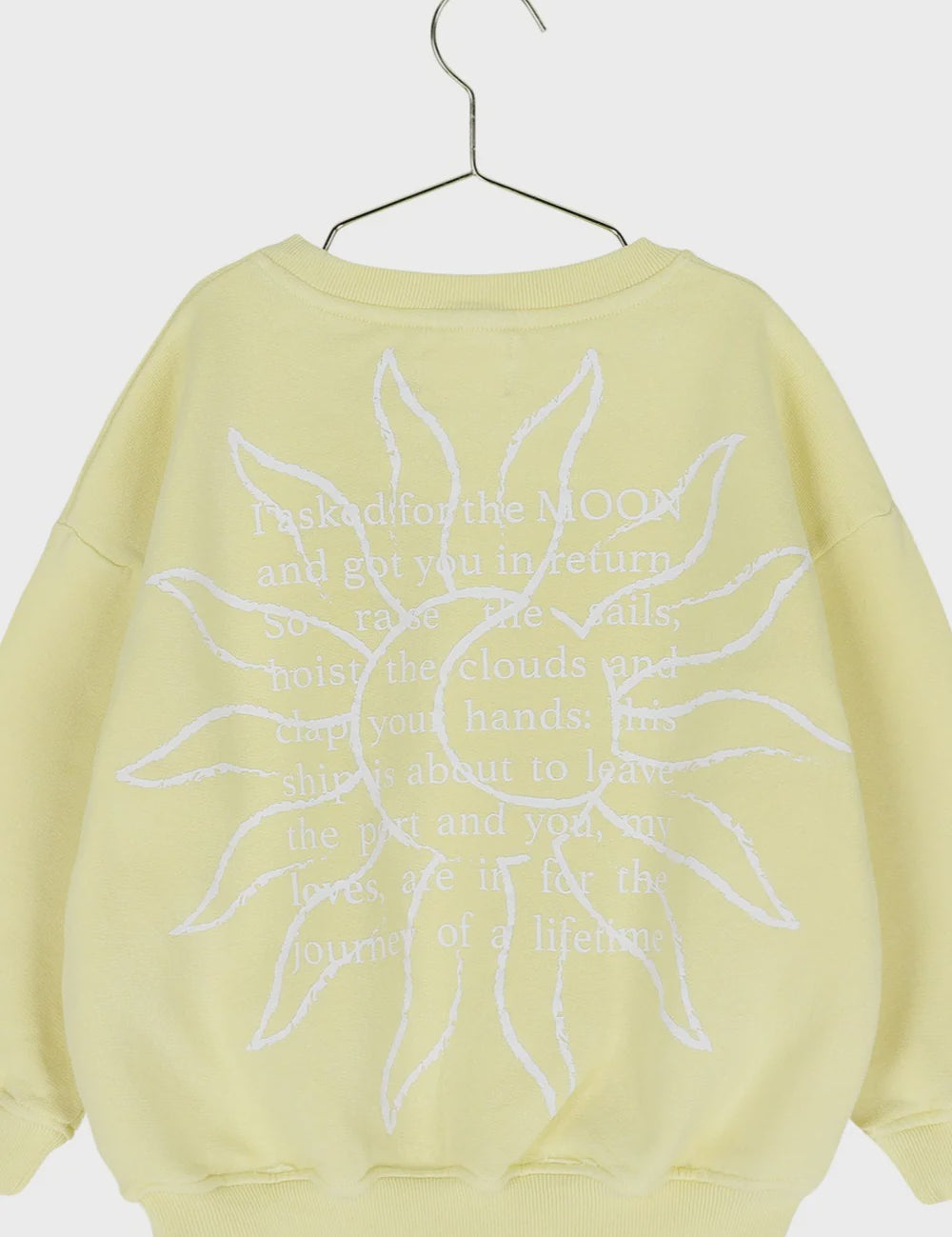 Elle and rapha | Sweater little sun x moon butter yellow