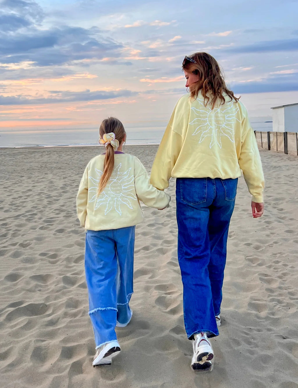 Elle and rapha | Sweater little sun x moon butter yellow