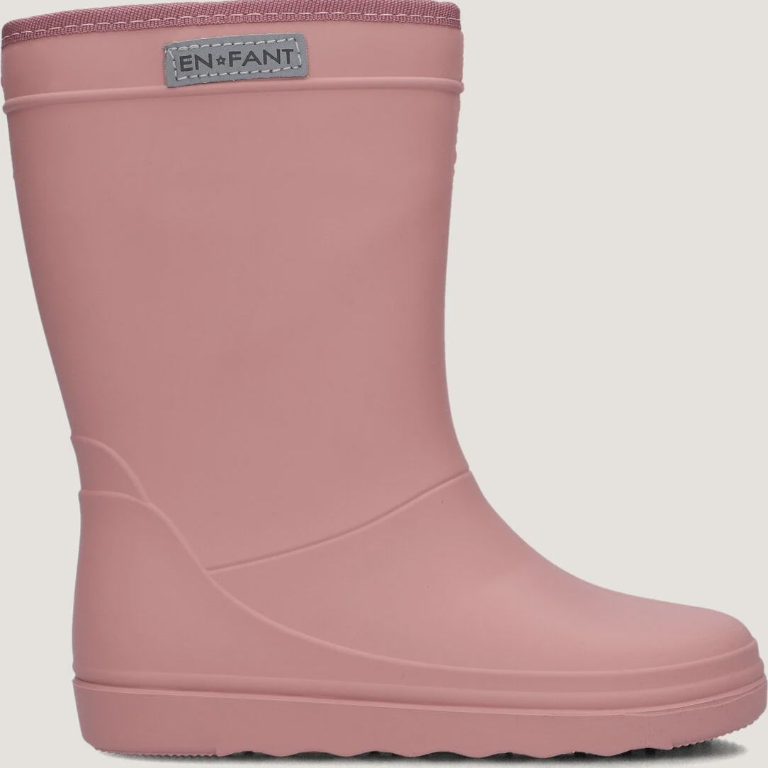 En Fant | Rain boots solid old rose