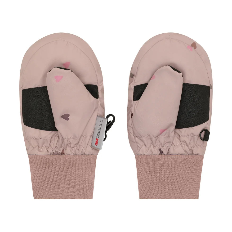 En Fant | Waterproof mittens AOP | Adobe Rose