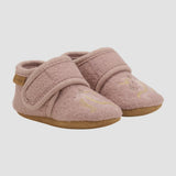 Enfant | Baby wool slippers | Rose melange