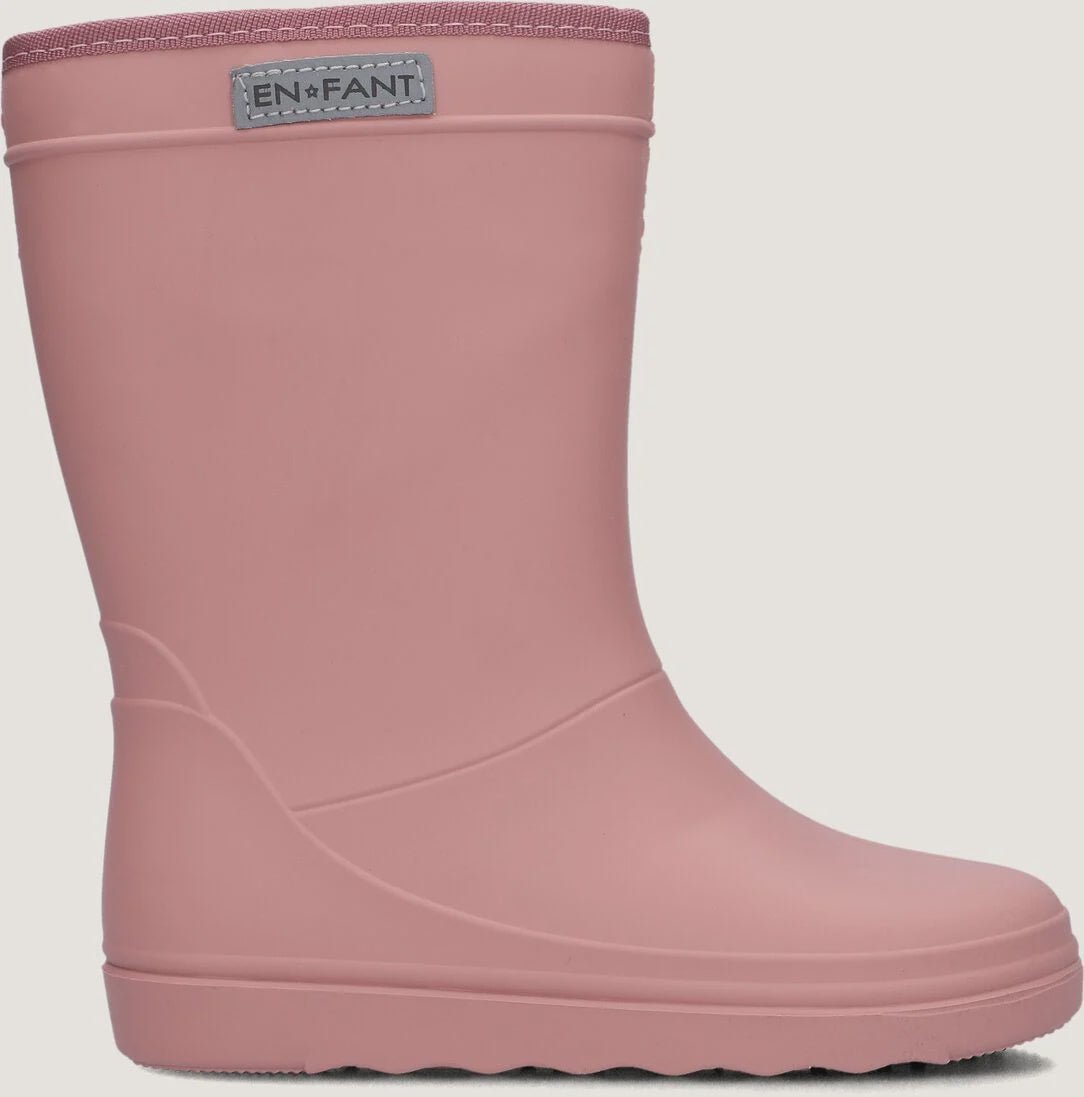 Enfant | Rain boots solid old rose