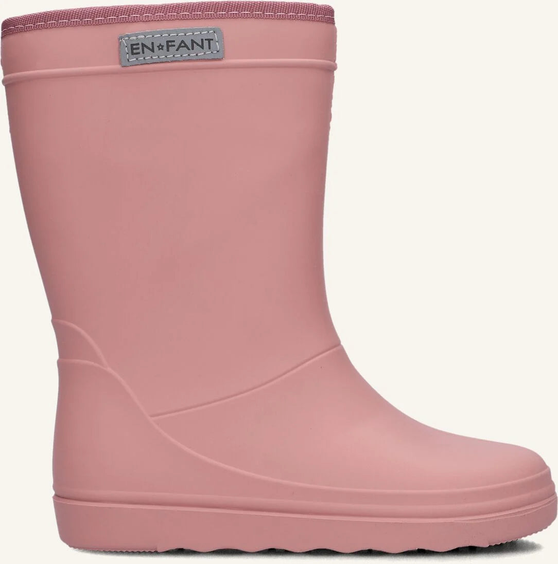 Enfant | Rain boots solid old rose