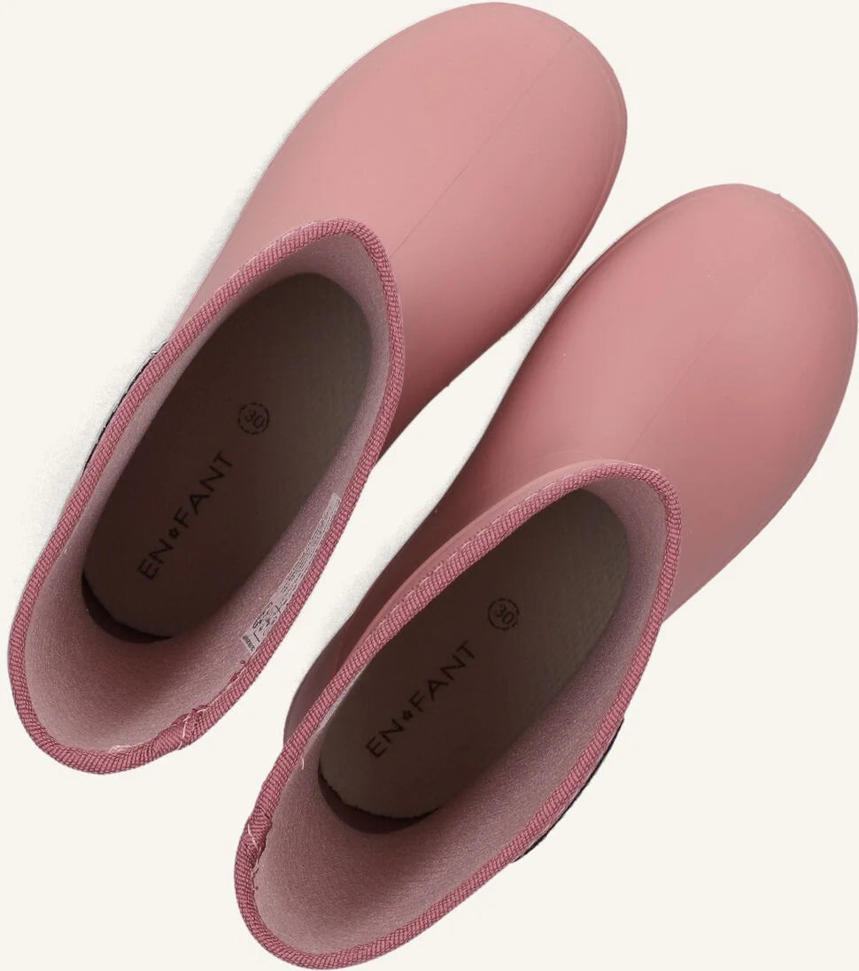 Enfant | Rain boots solid old rose