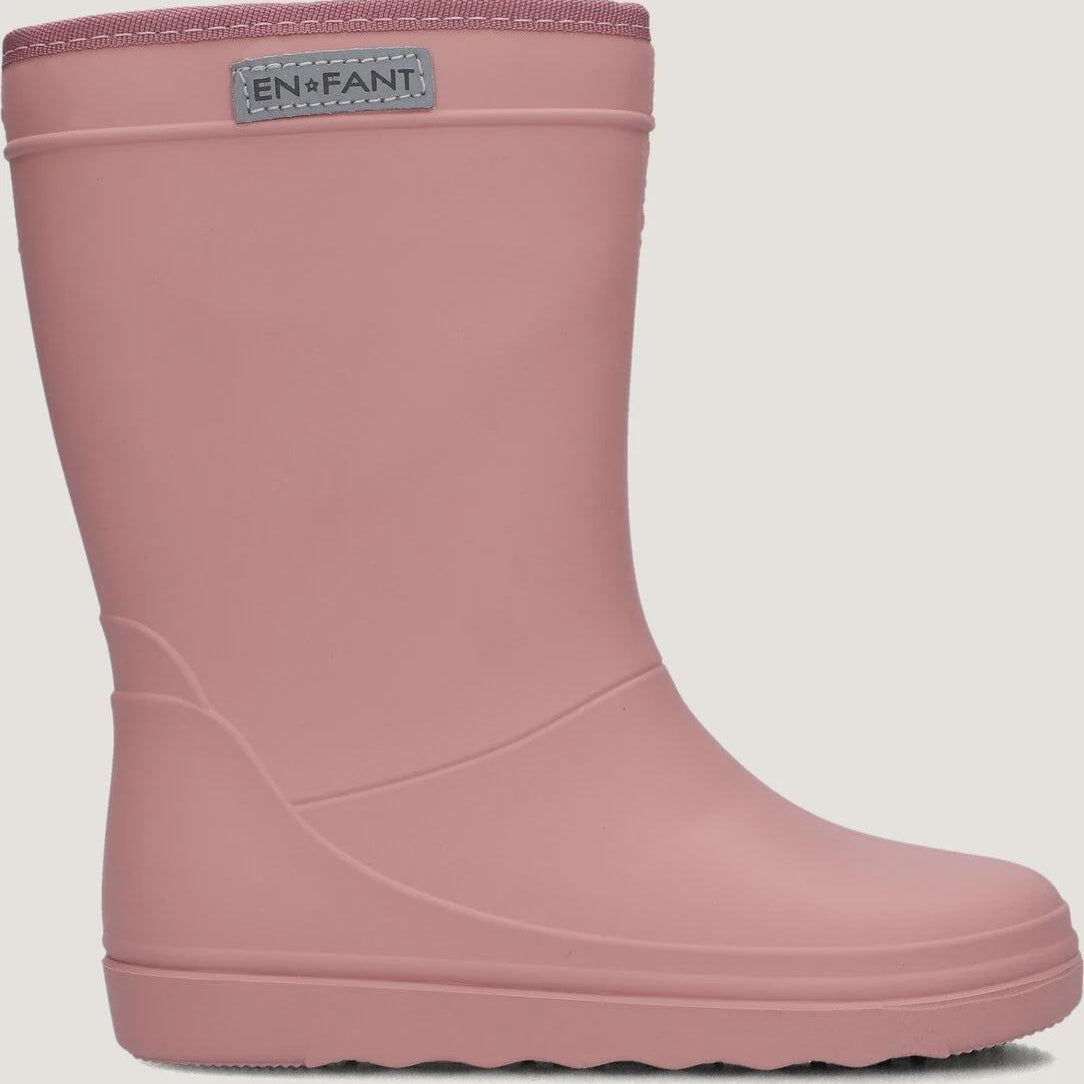 Enfant | Rain boots solid old rose