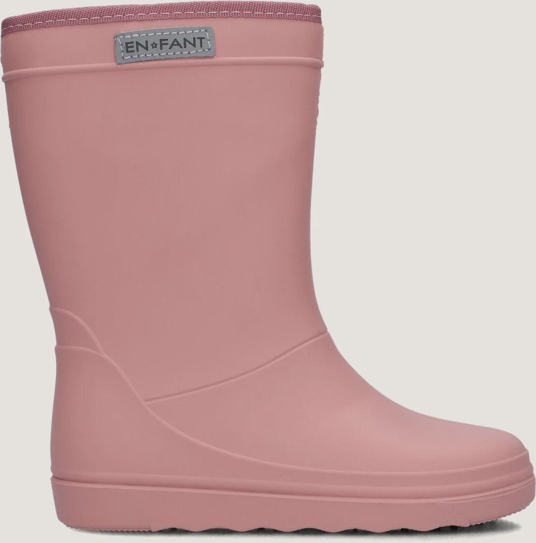Enfant | Rain boots solid old rose