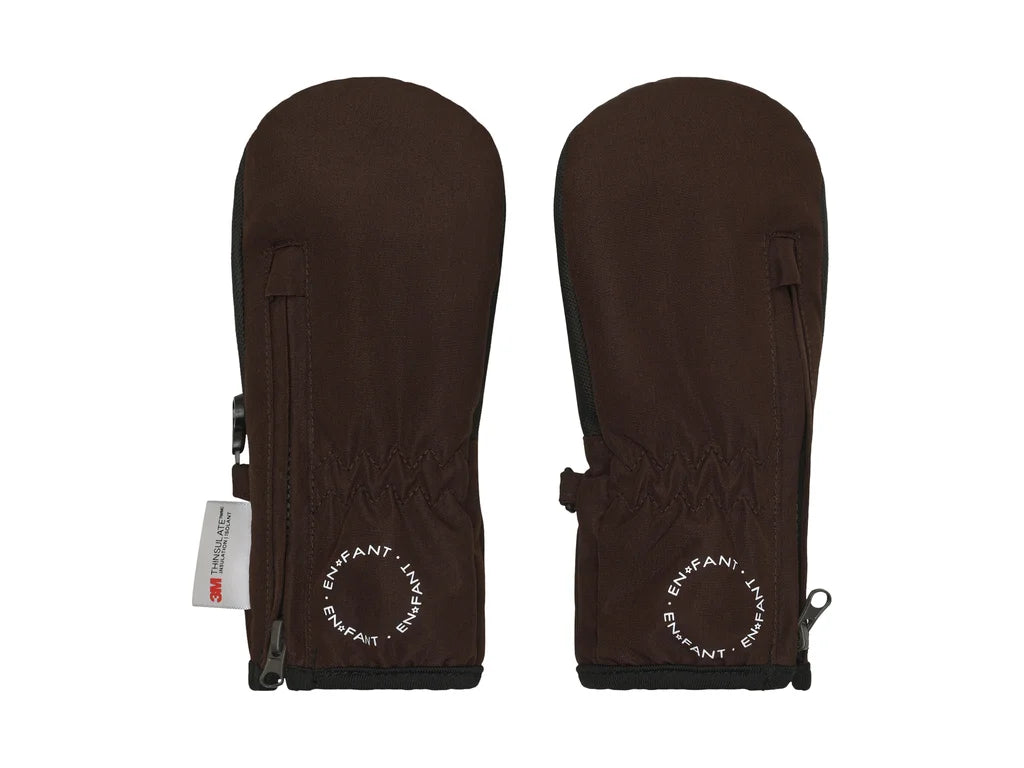Enfant | Waterdichte babywanten met rits 20.000 mm | Coffee Bean