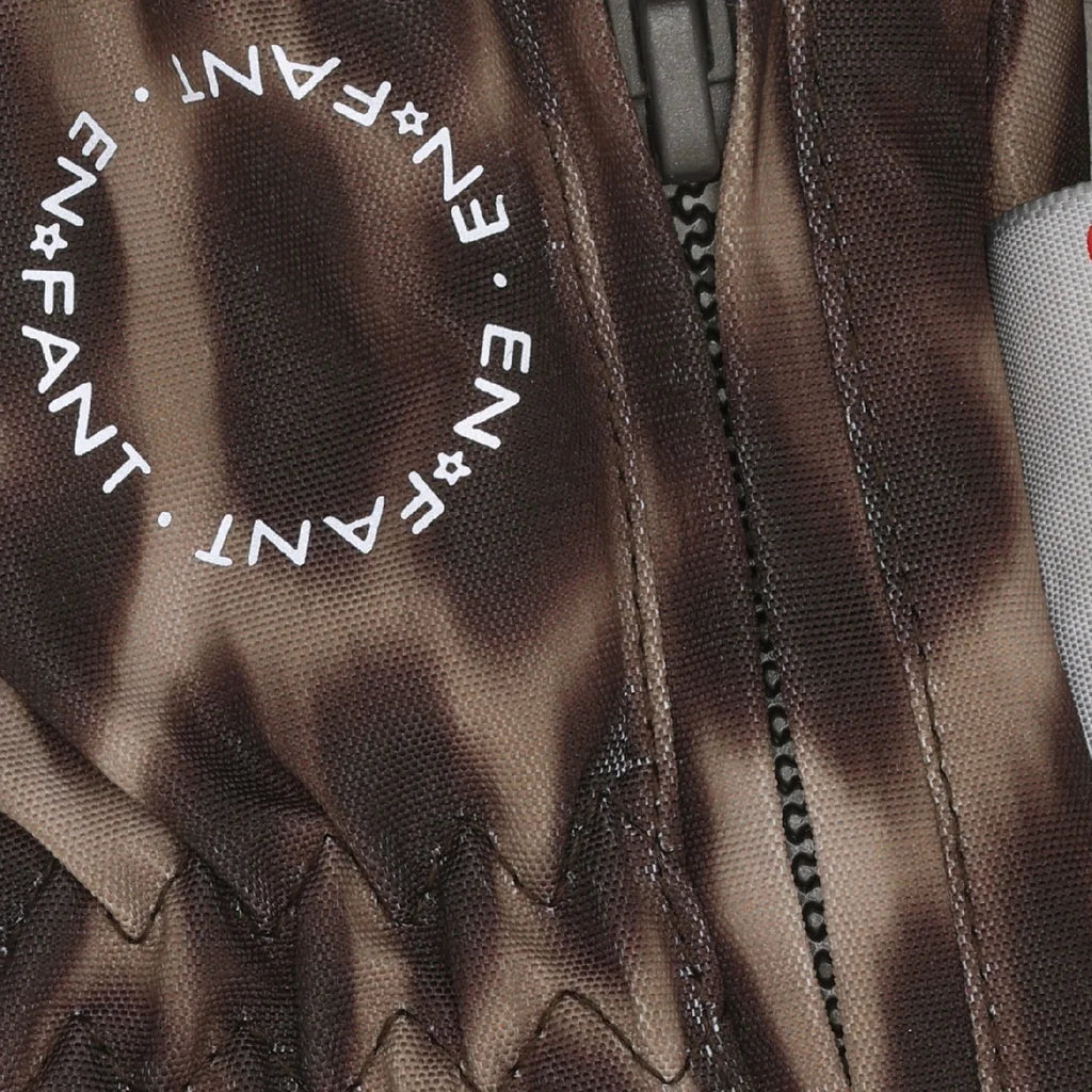 Enfant | Waterproof mittens with zipper | Pine Bark