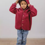 Engel | Hooded jacket - Jasper melange