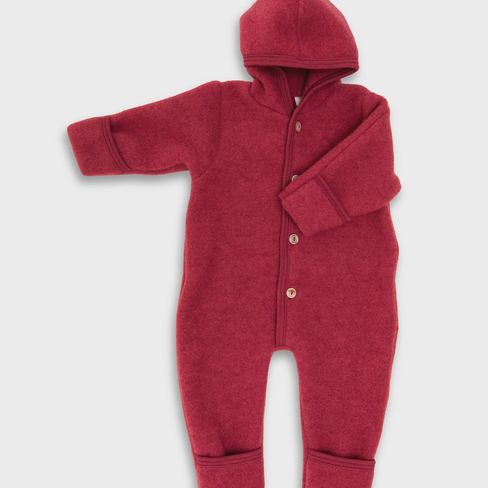 Engel | Hooded overall - Jasper melange