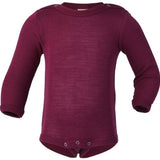 Engel Natur | Body lange mouw wol/zijde | Orchid