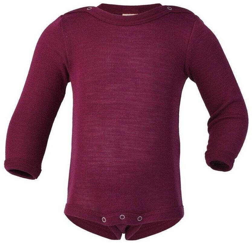 Engel Natur | Body lange mouw wol/zijde | Orchid