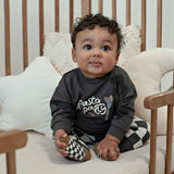Feetje | Geruite broek | Antraciet