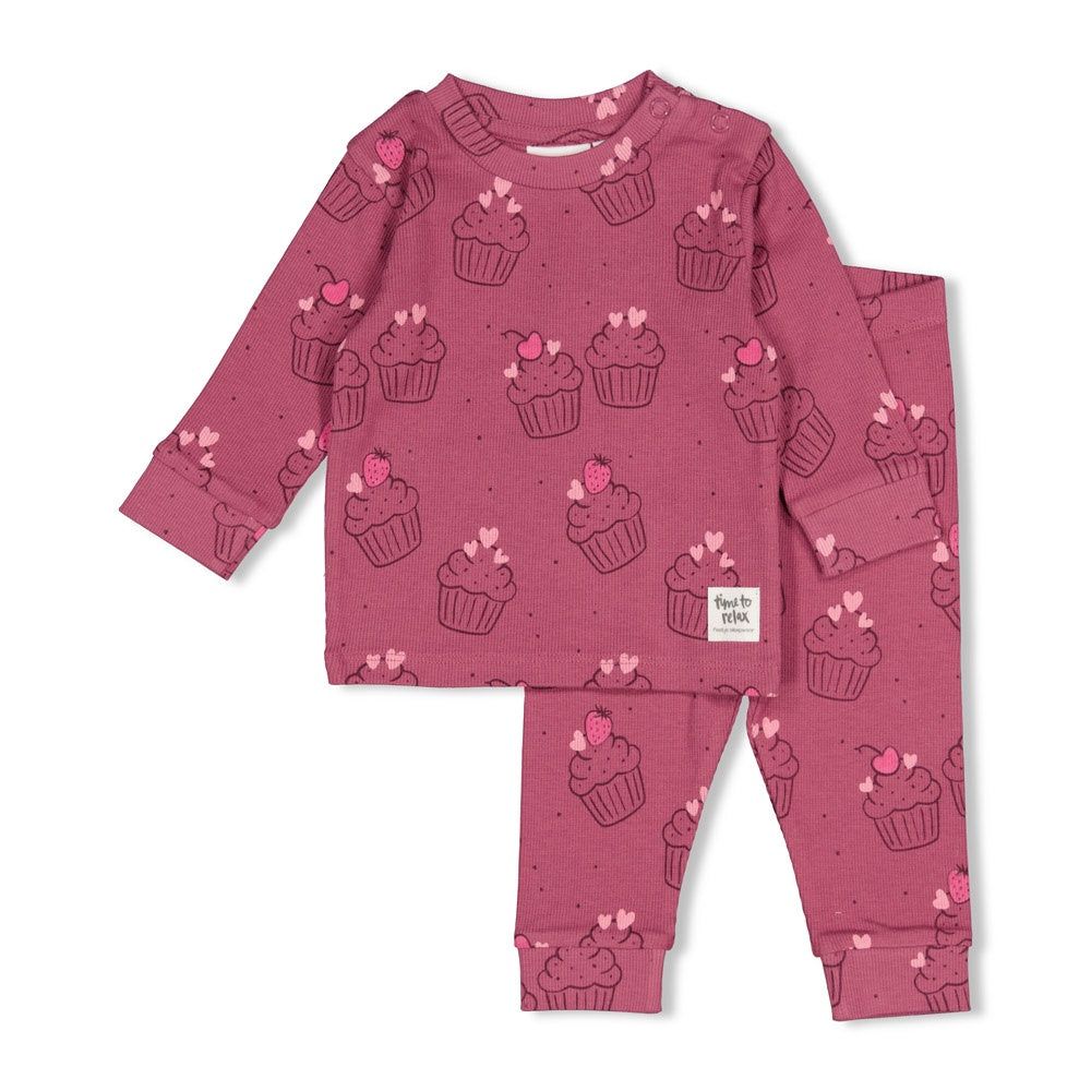 Feetje | Premium Sleepwear Chloe Cupcake pyjama | Violet
