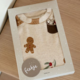 Feetje | Premium Sleepwear Cosy Cookie pyjama | Offwhite melange
