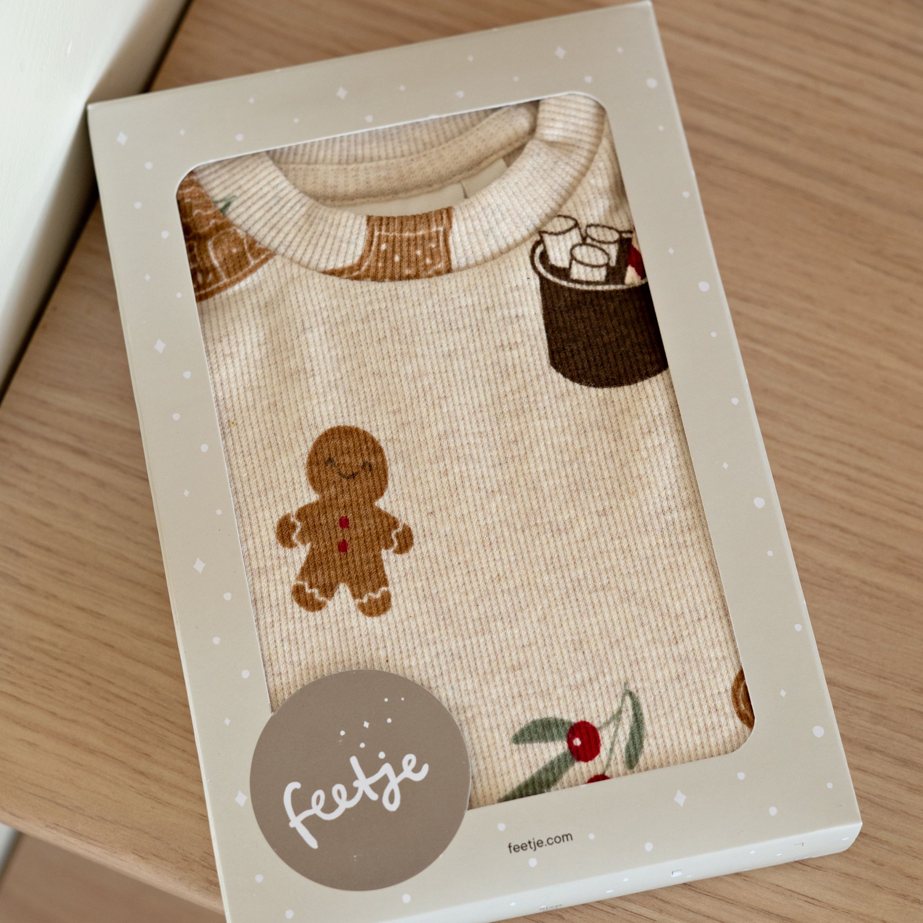 Feetje | Premium Sleepwear Cosy Cookie pyjama | Offwhite melange