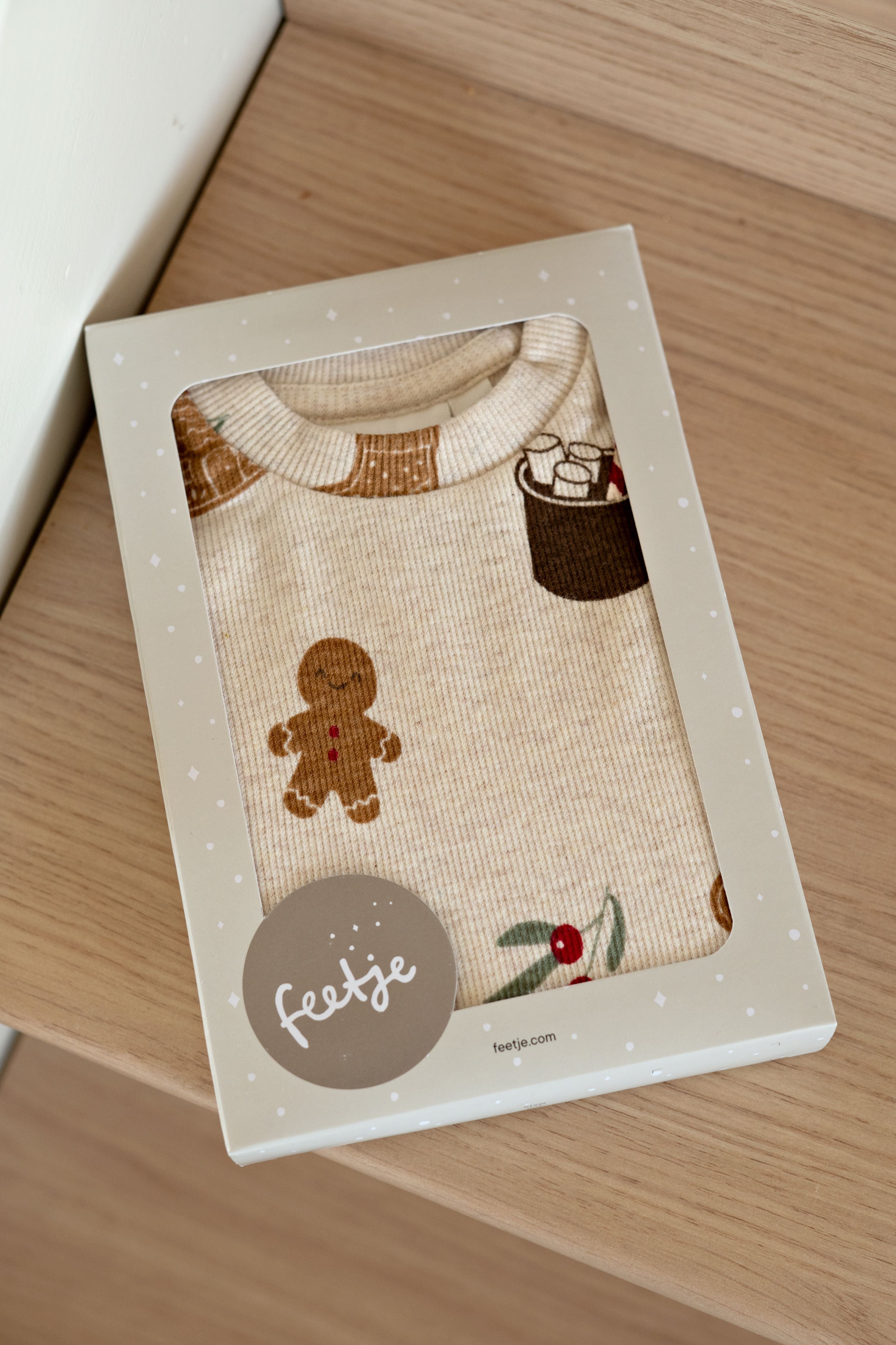 Feetje | Premium Sleepwear Cosy Cookie pyjama | Offwhite melange