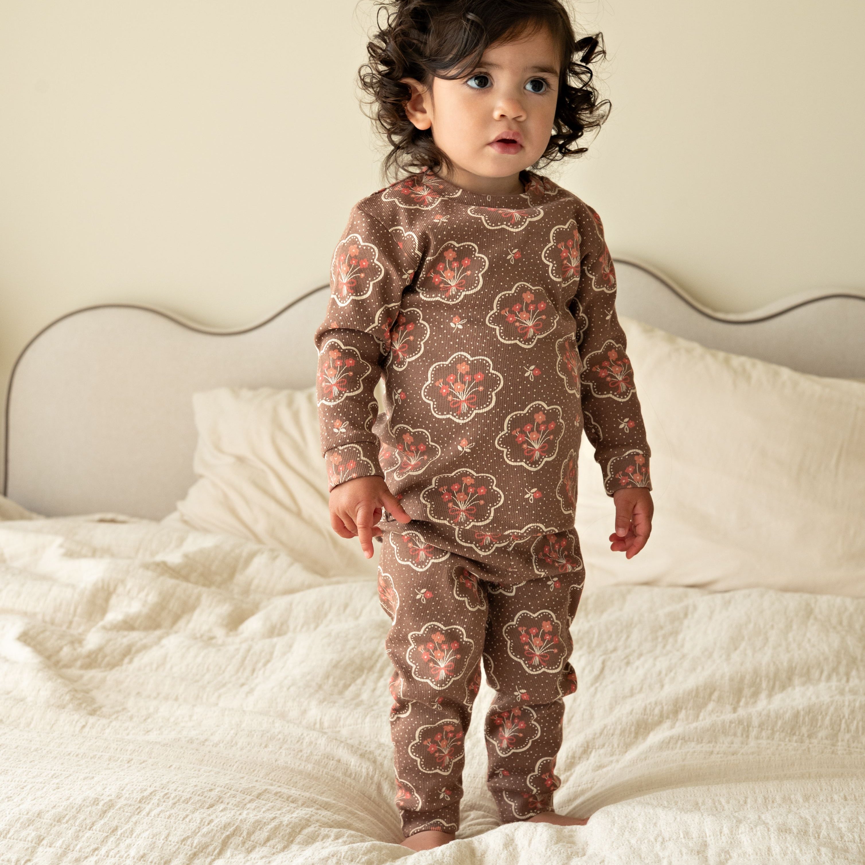 Feetje | Premium Sleepwear Maddie Medallion pyjama | Bruin