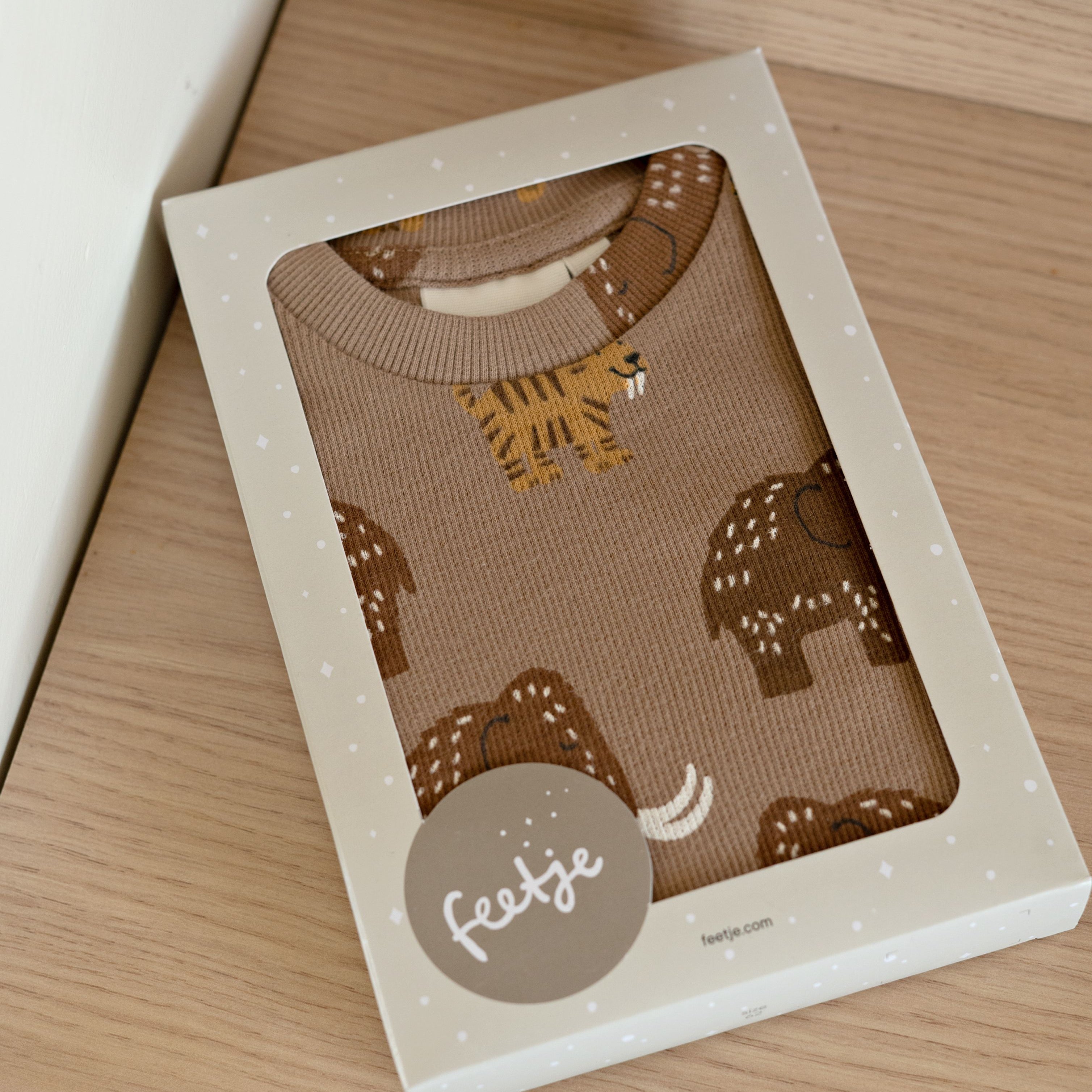 Feetje | Premium Sleepwear Milo Mammoth pyjama | Taupe