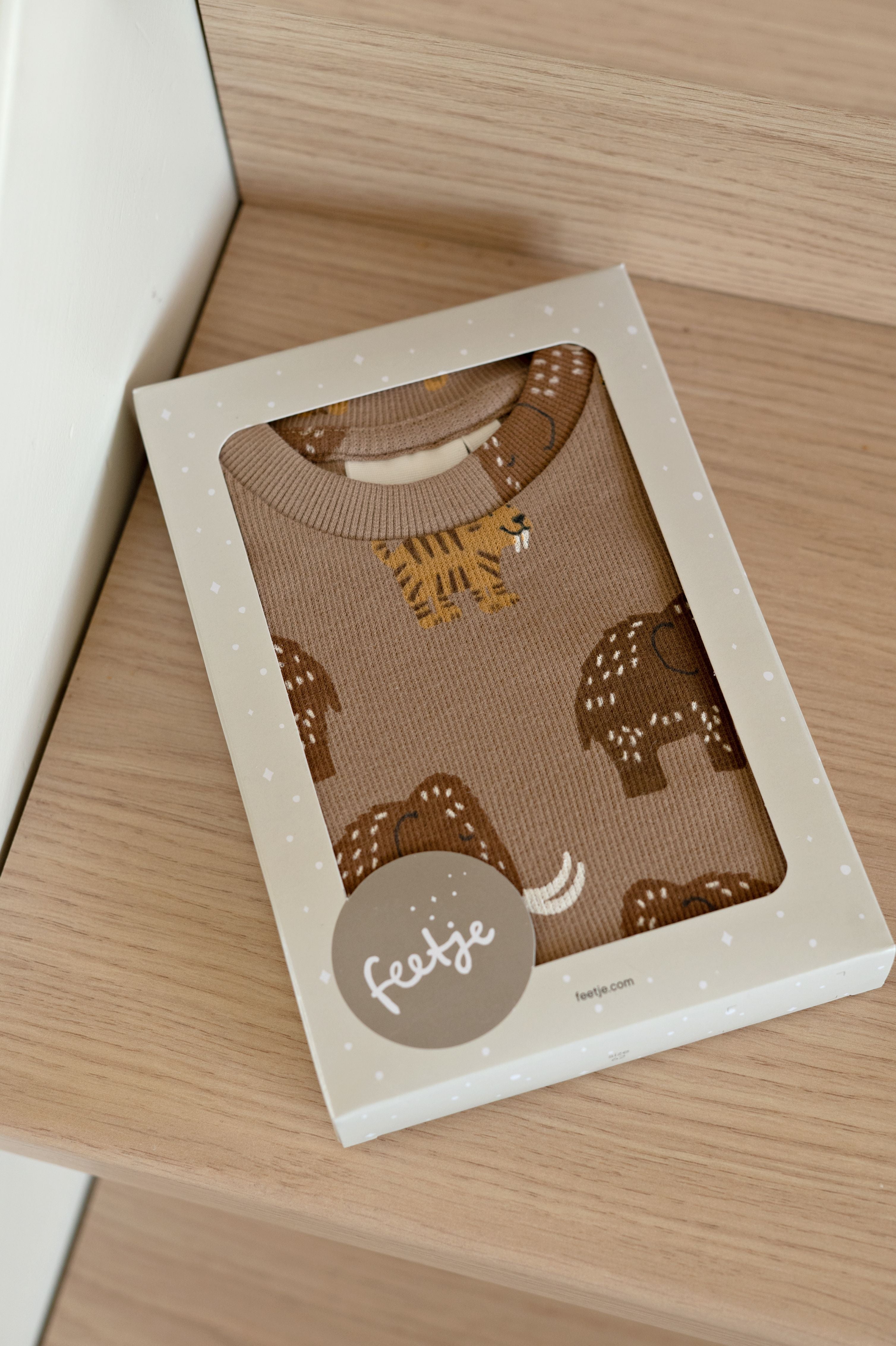 Feetje | Premium Sleepwear Milo Mammoth pyjama | Taupe