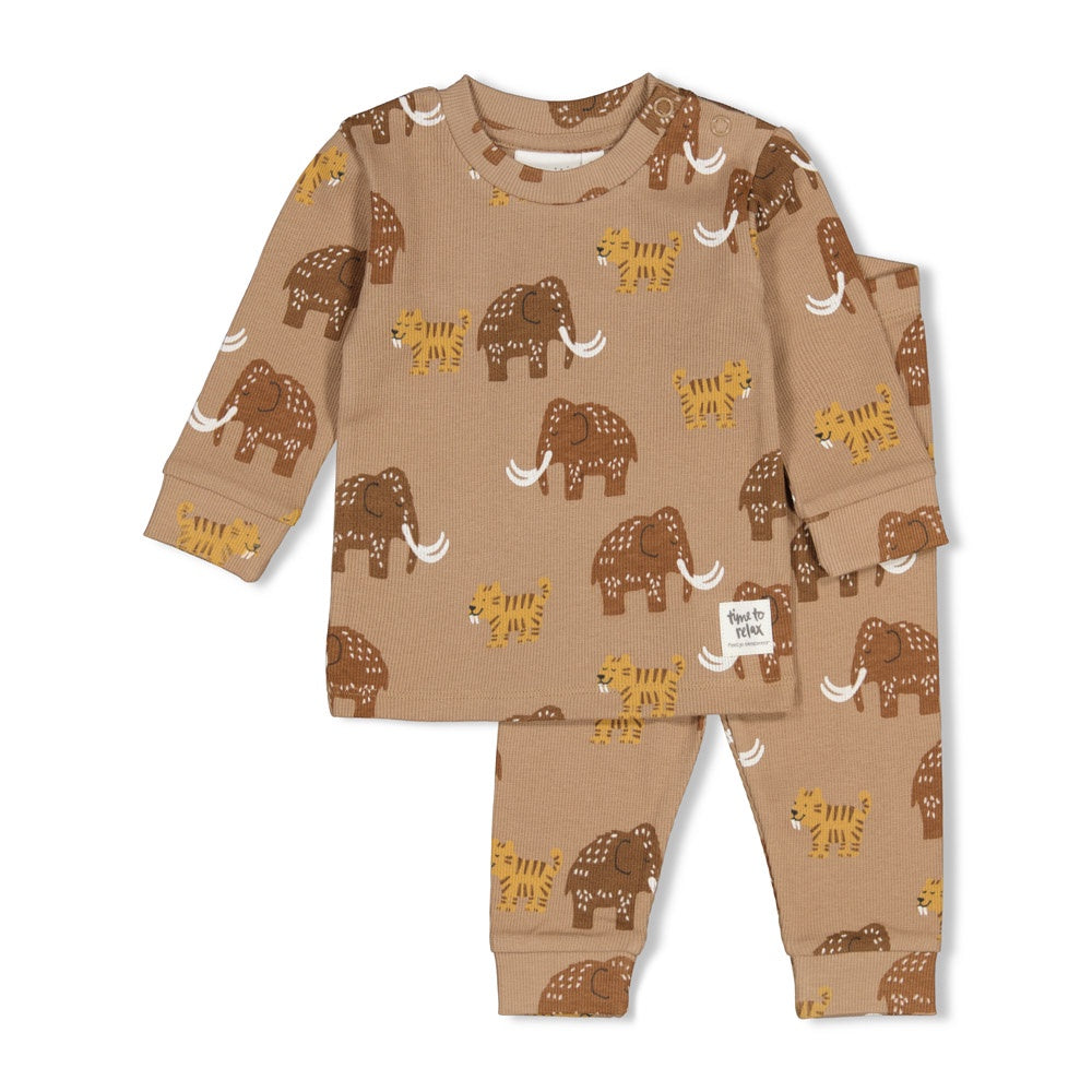 Feetje | Premium Sleepwear Milo Mammoth pyjama | Taupe