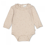 Feetje | Romper AOP | Taupe melange