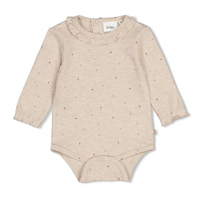 Feetje | Romper AOP | Taupe melange