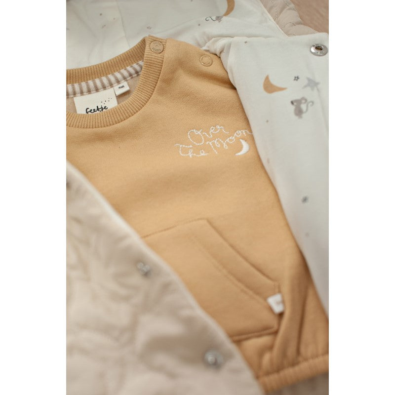 Feetje | Sweater boxy oversized | Okergeel