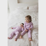 Feetje | Wafelpyama Baby| Lila