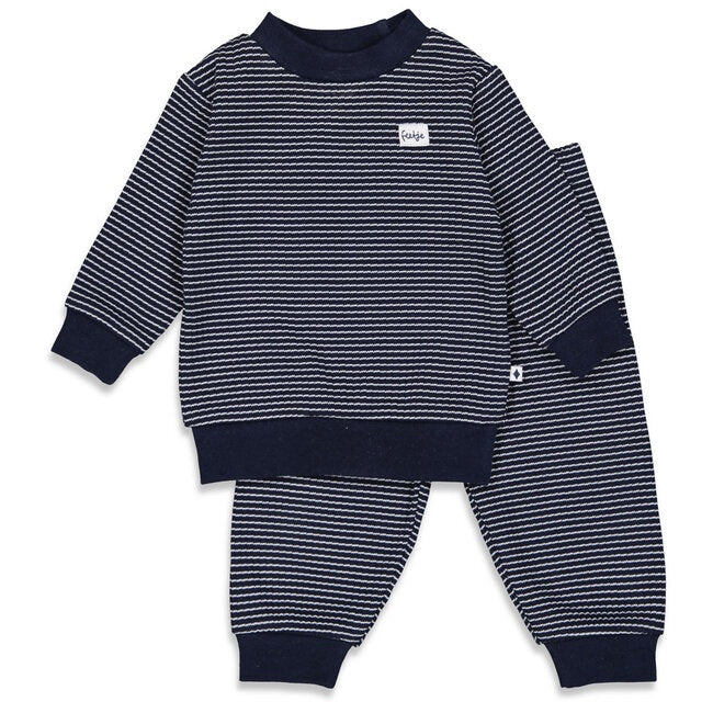 Feetje | Wafelpyjama | Royal Blue