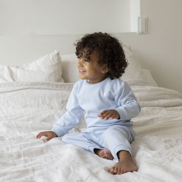 Feetje | Wafelpyjama baby | babyblauw