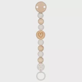 Fopspeenketting hart | 21cm