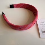 Gooiz | Haarband - streep roze/fuchsia