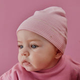 Gray Label | Baby Beanie GOTS | bubblegum - cream