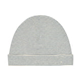 Gray Label | Baby Beanie GOTS | stone gray - cream