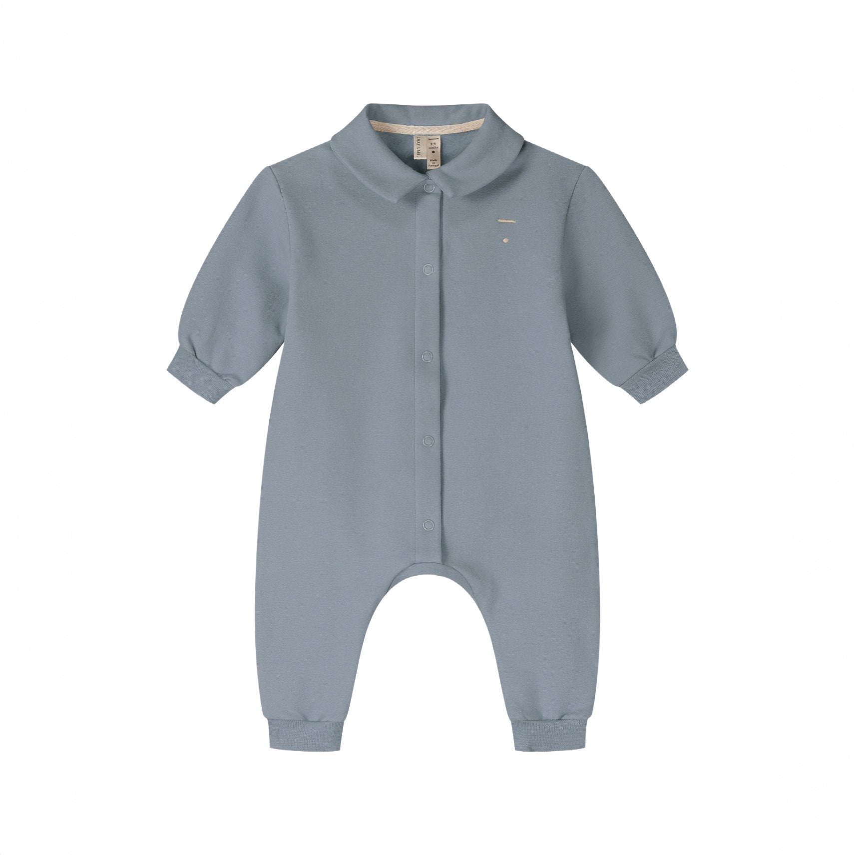 Gray Label | Baby Collar Suit GOTS | stone gray