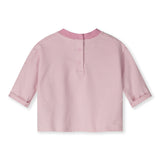 Gray Label | Baby L/S Pocket tee GOTS | bubblegum - cream