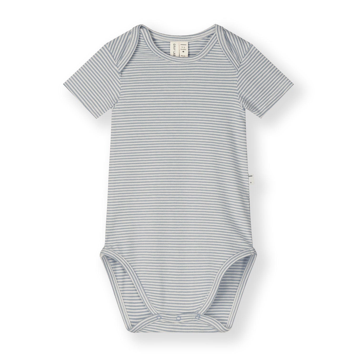 Gray Label | Baby Onesie GOTS stone grey - cream
