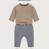 Gray Label | Baby Pants GOTS | stone gray