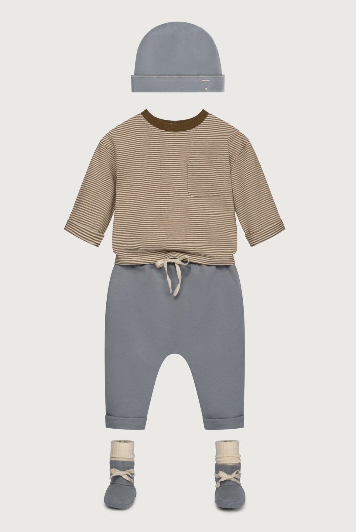 Gray Label | Baby Pants GOTS | stone gray