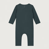Gray Label | Baby suit with snaps GOTS Blue Gray