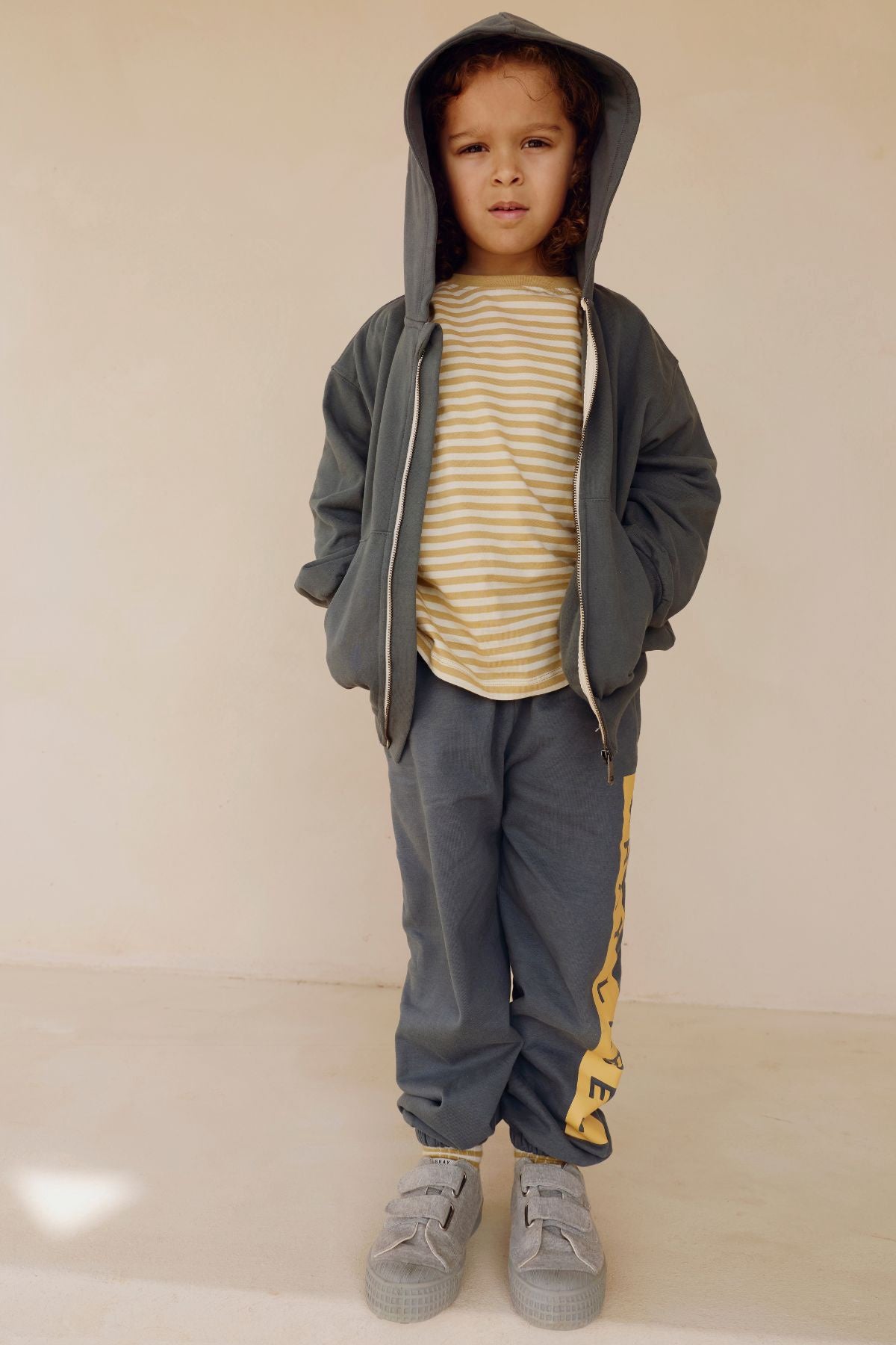 Gray Label | Logo track pants blue gray bright cookie