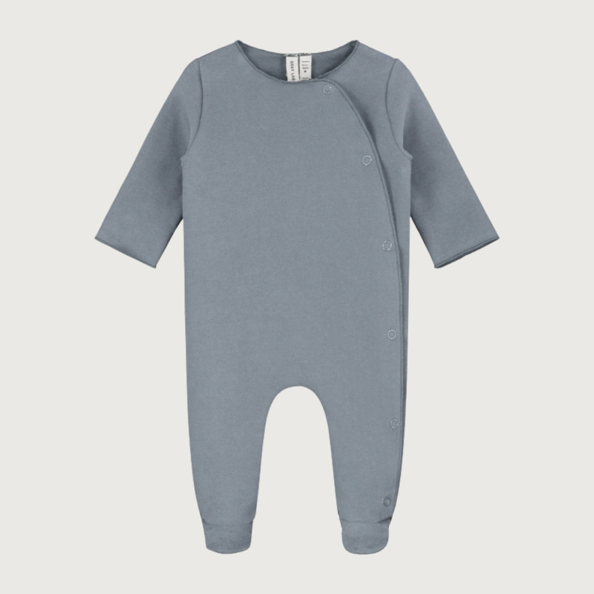 Gray Label | Newborn Suit With snaps GOTS | stone gray